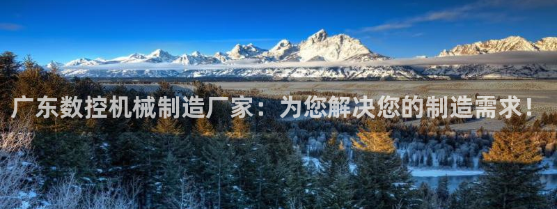 天辰娱乐直属：广东数控机械制造厂家：为您解决您的制造需求！
